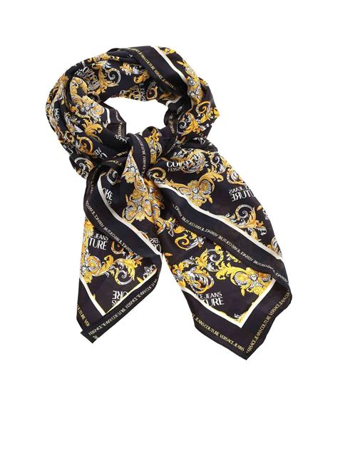 versace couture scarf